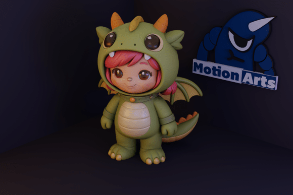 Dragon Fantasy Girl 3D Model for 3D Print: A Versatile Choice for Collectibles, Gifts, and Creative Projects