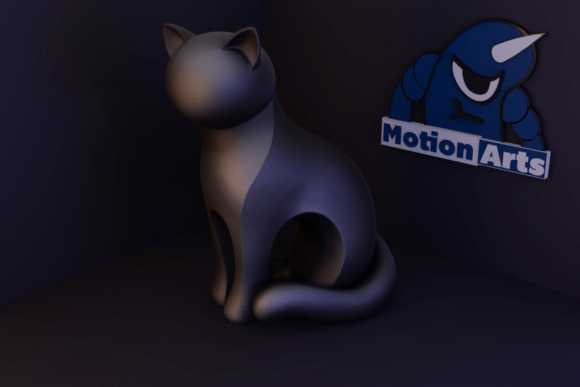 Minimalist Kitten 3D Model for 3D Printing: A Clean and Functional Design Choice