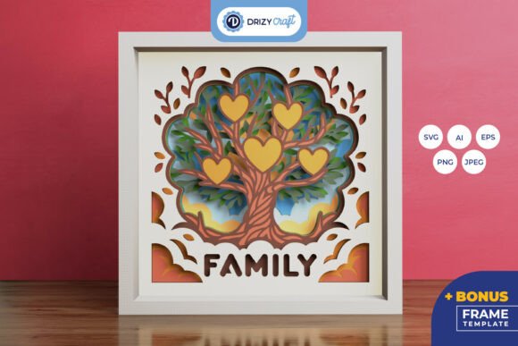 Together We Grow Family Tree 3D Layered: A Creative Craft for Personal Expression