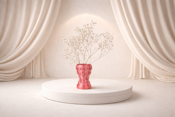 Valentine Decorative Vase 3D Model for 3D Printing – A Romantic Touch for Every Space