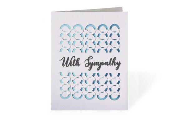 With Sympathy 3D Fold and Tuck Card SVG: A Unique Option for Elegant, Easy Assembly